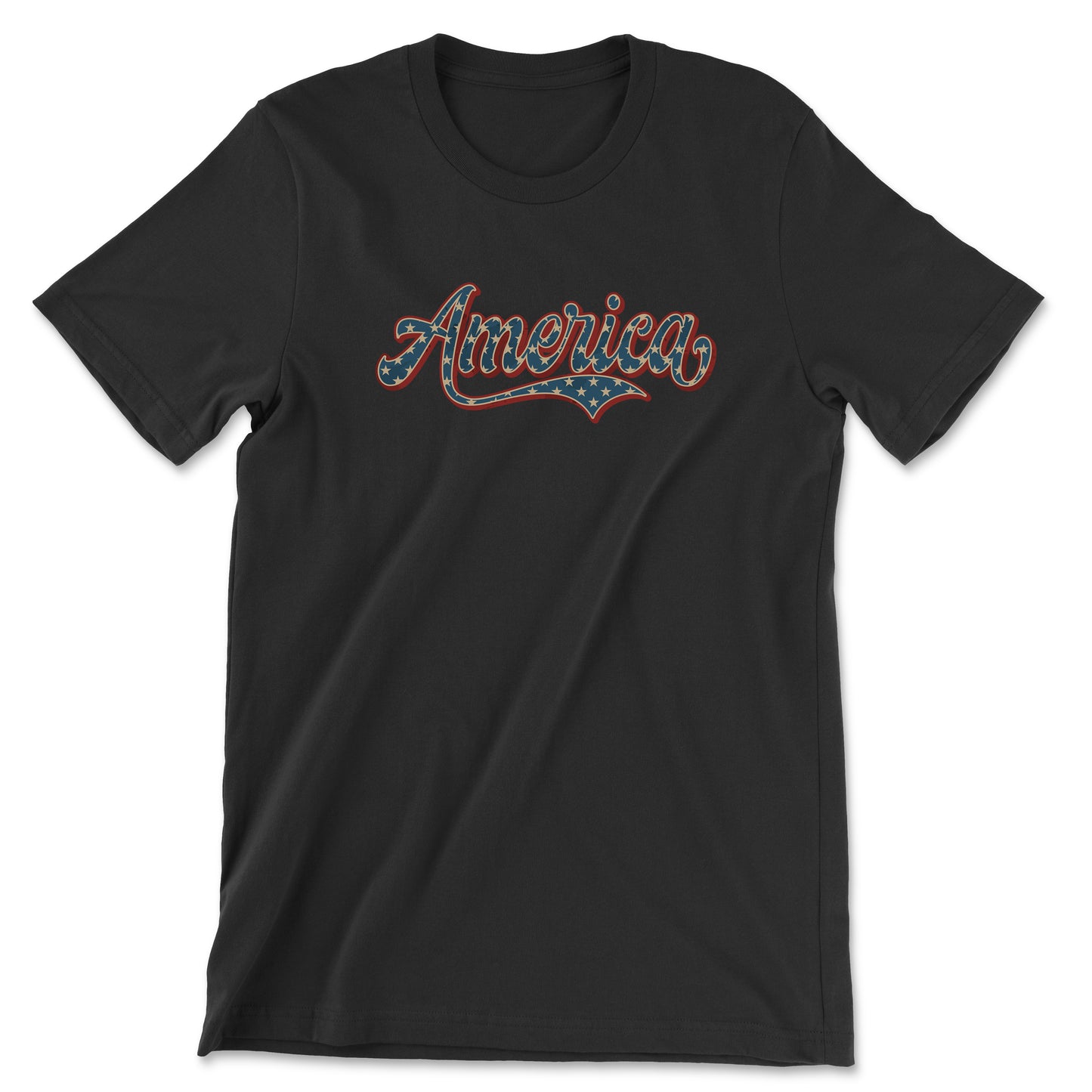 Retro style patriotic USA flag Republican shirt
