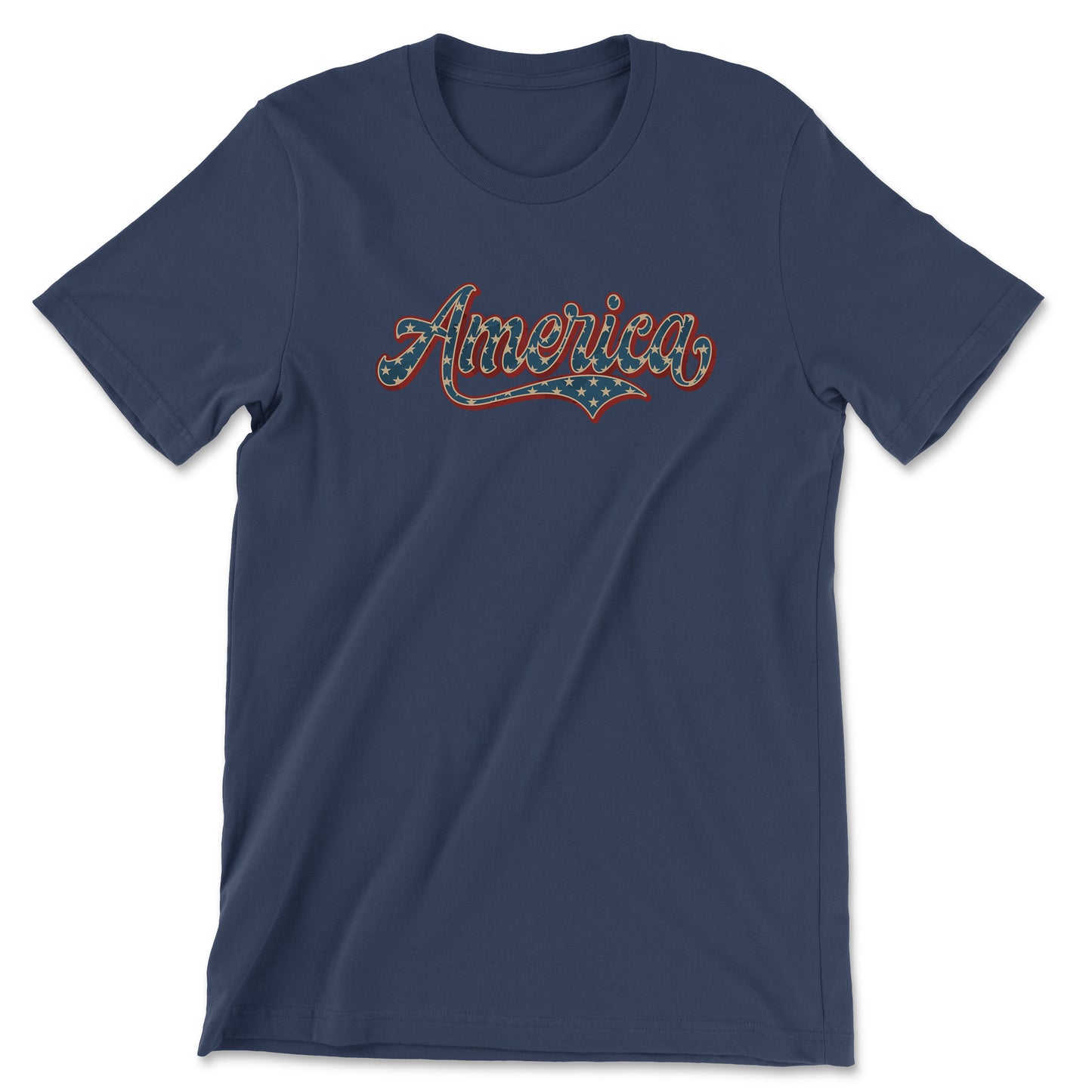 Retro style patriotic USA flag Republican shirt