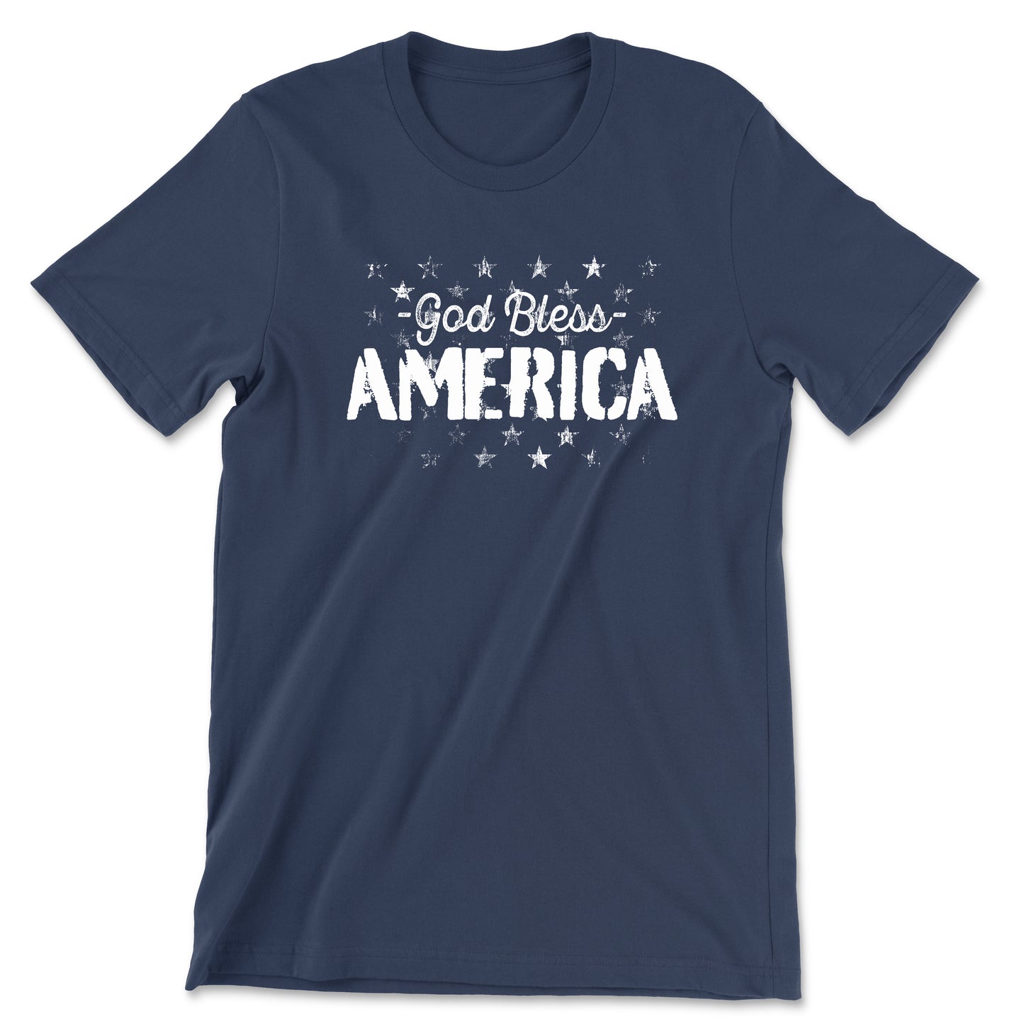 Trump T Shirt with USA flag and bold patriotic print