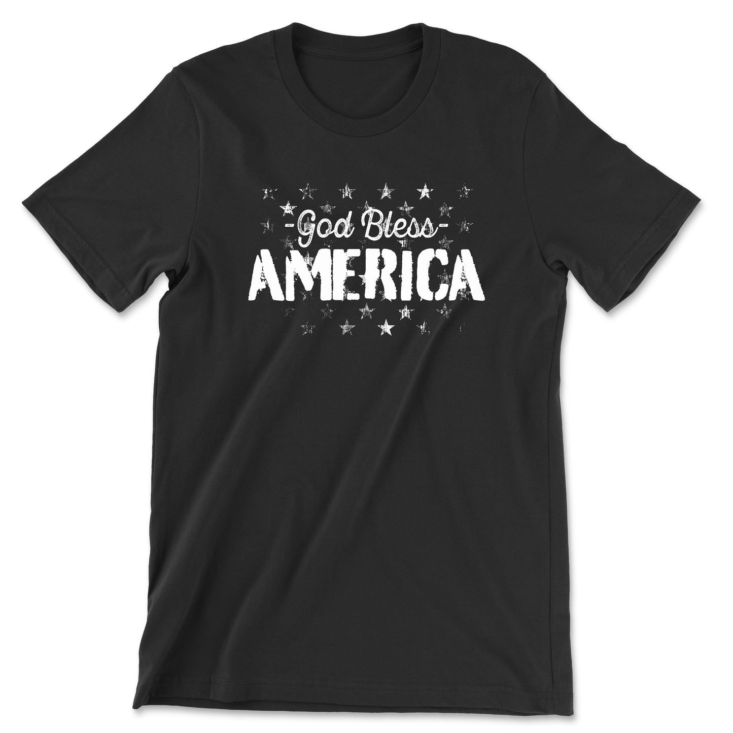 Trump T Shirt with USA flag and bold patriotic print