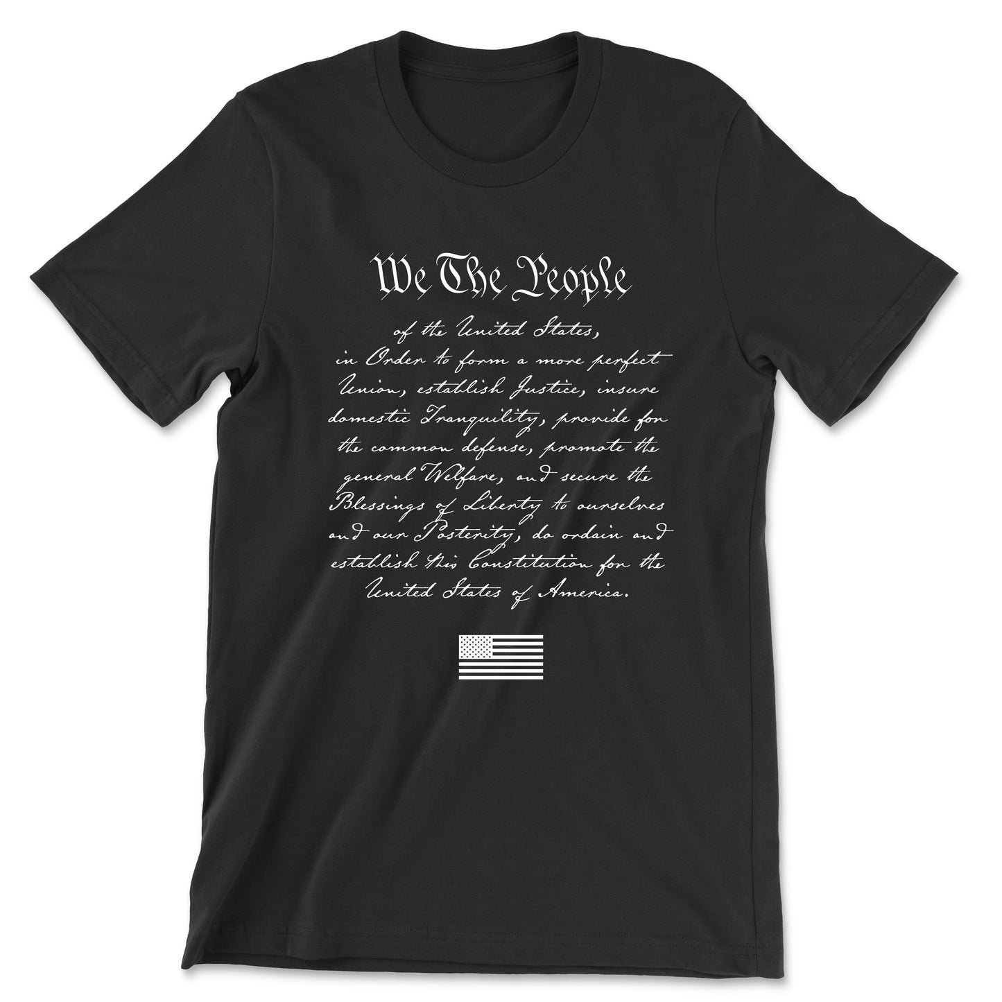 Proud American shirt with Constitution text design