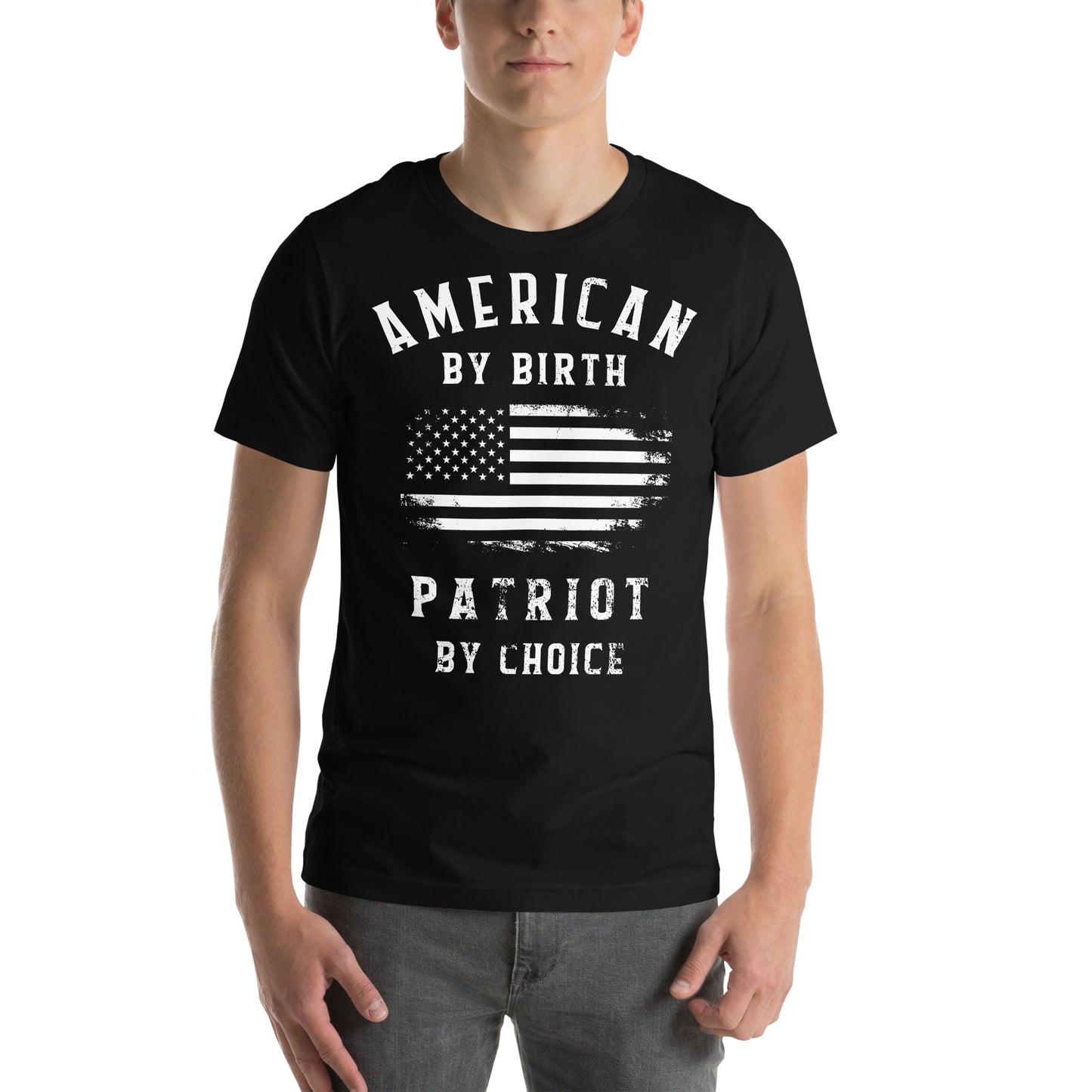 MAGA shirt with USA flag print – patriotic American shirt