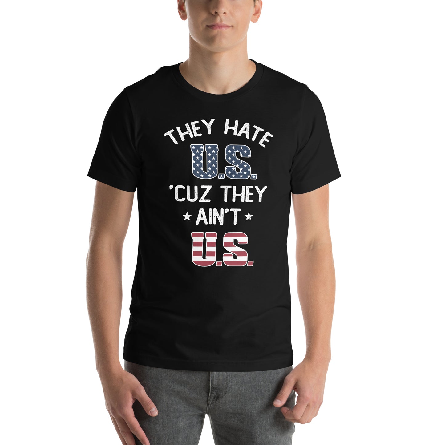 Patriotic USA flag design political t-shirt for Republicans