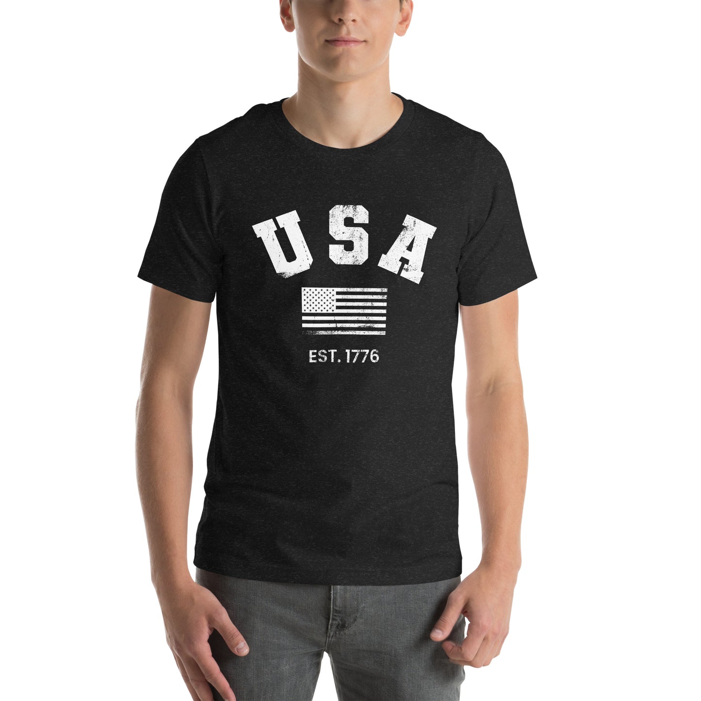 Retro USA Flag Shirt – Patriotic Tee for 4th of July