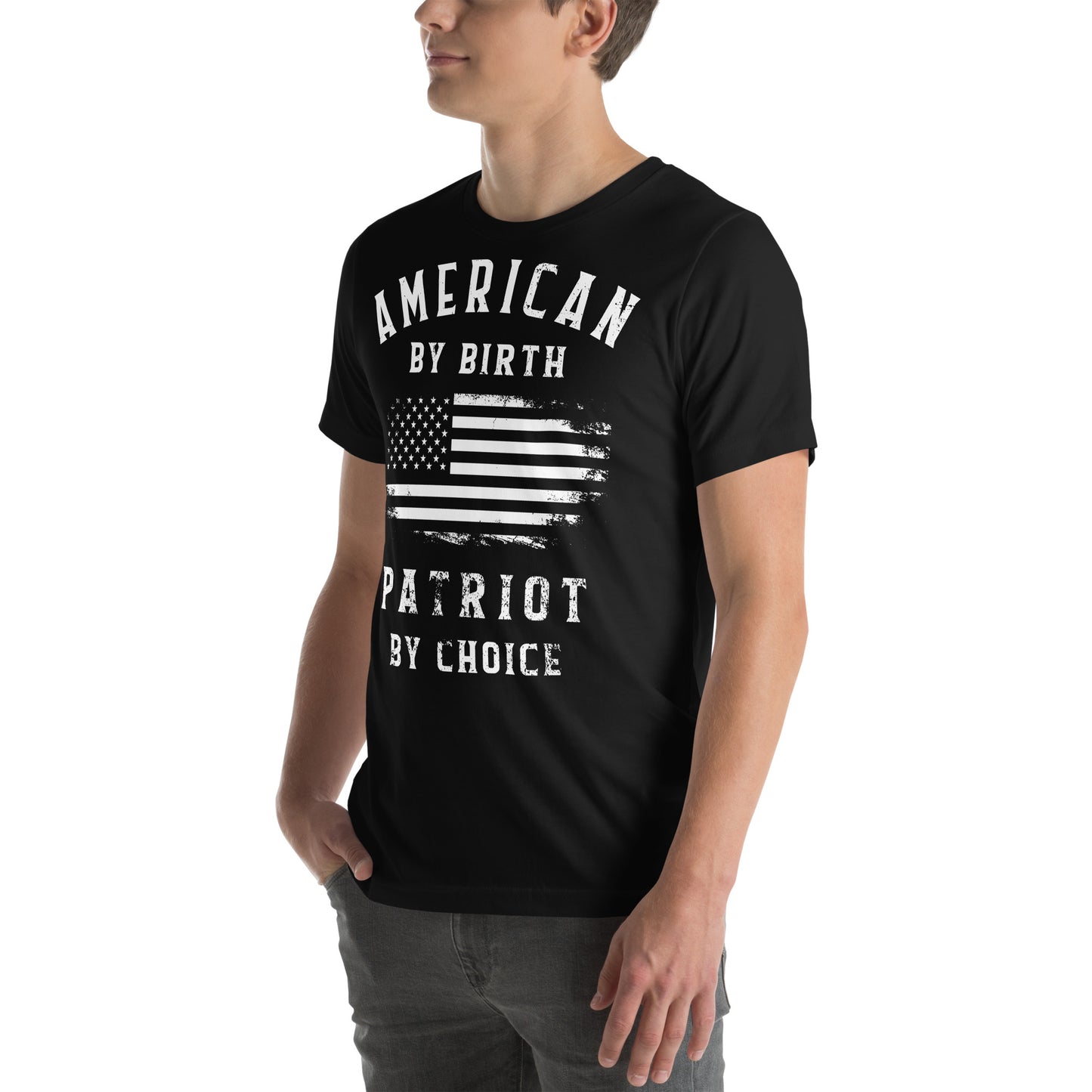 MAGA shirt with USA flag print – patriotic American shirt