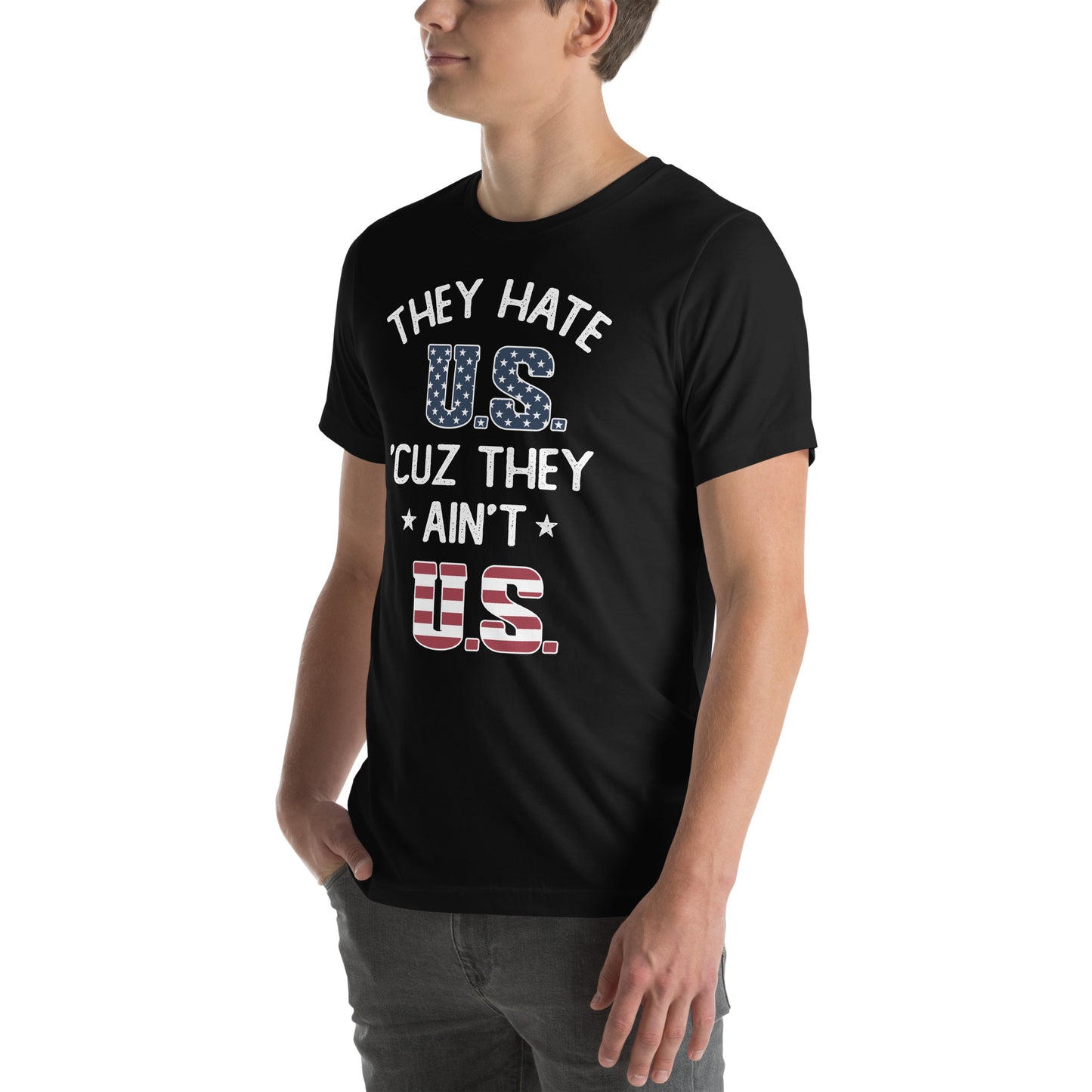 Patriotic USA flag design political t-shirt for Republicans