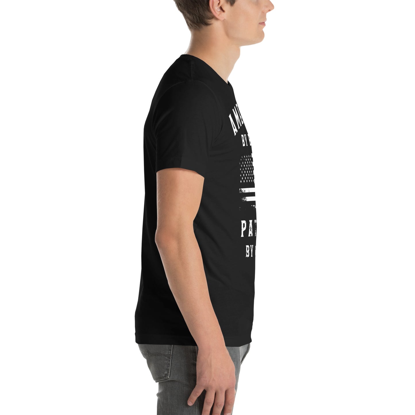 MAGA shirt with USA flag print – patriotic American shirt
