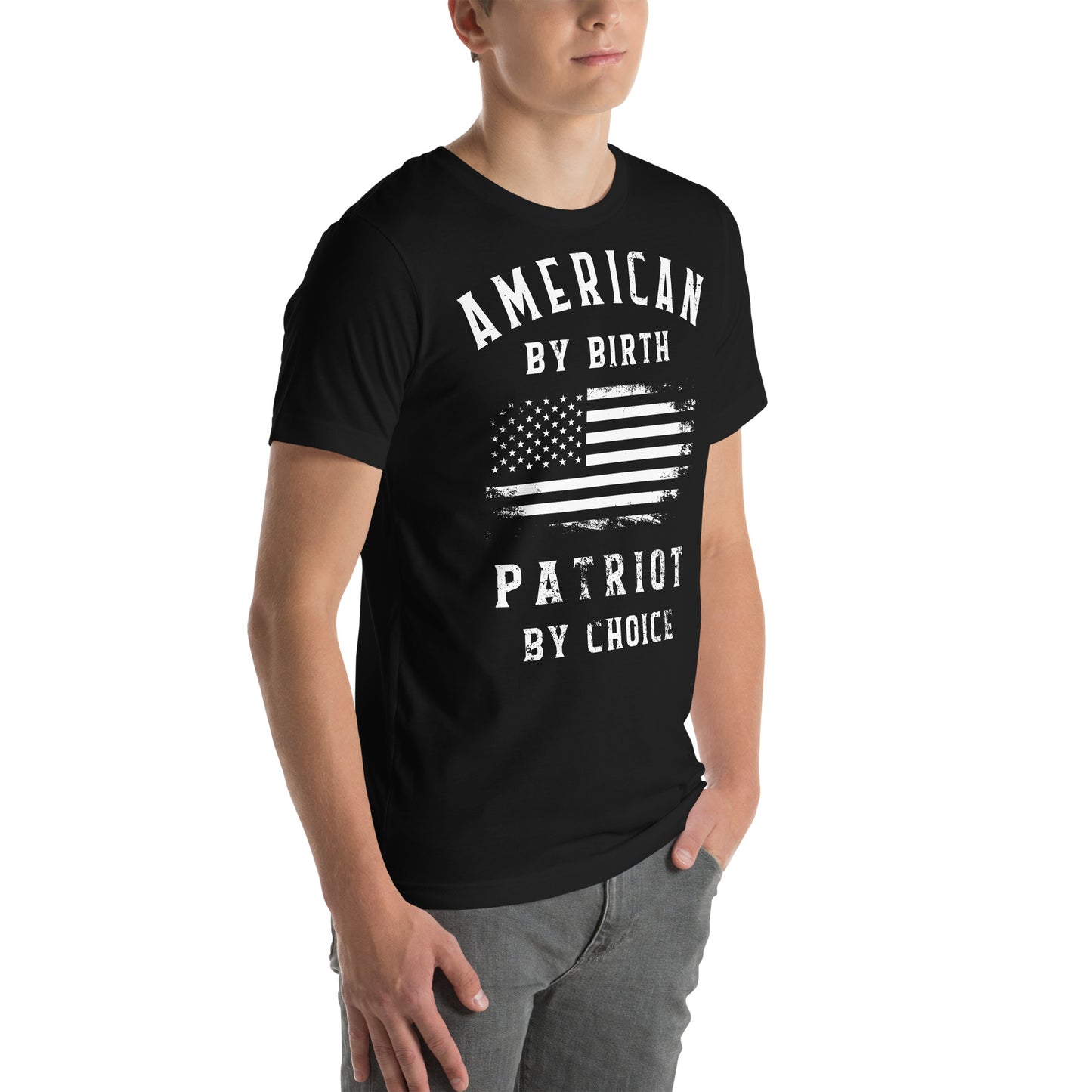 MAGA shirt with USA flag print – patriotic American shirt