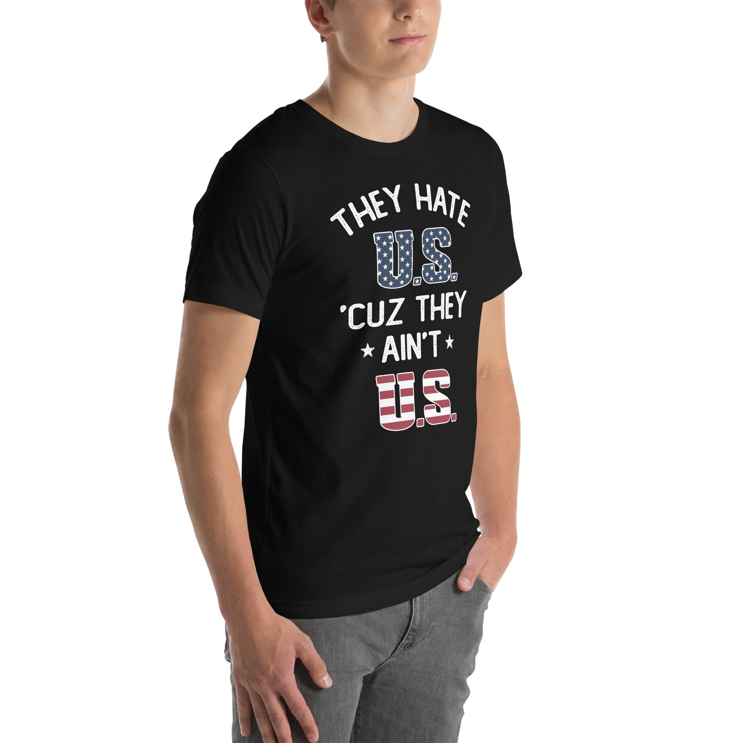 Patriotic USA flag design political t-shirt for Republicans