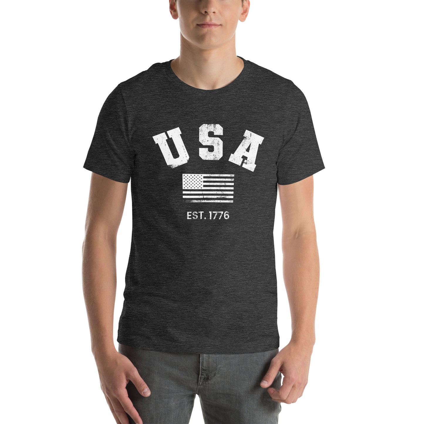 Retro USA Flag Shirt – Patriotic Tee for 4th of July