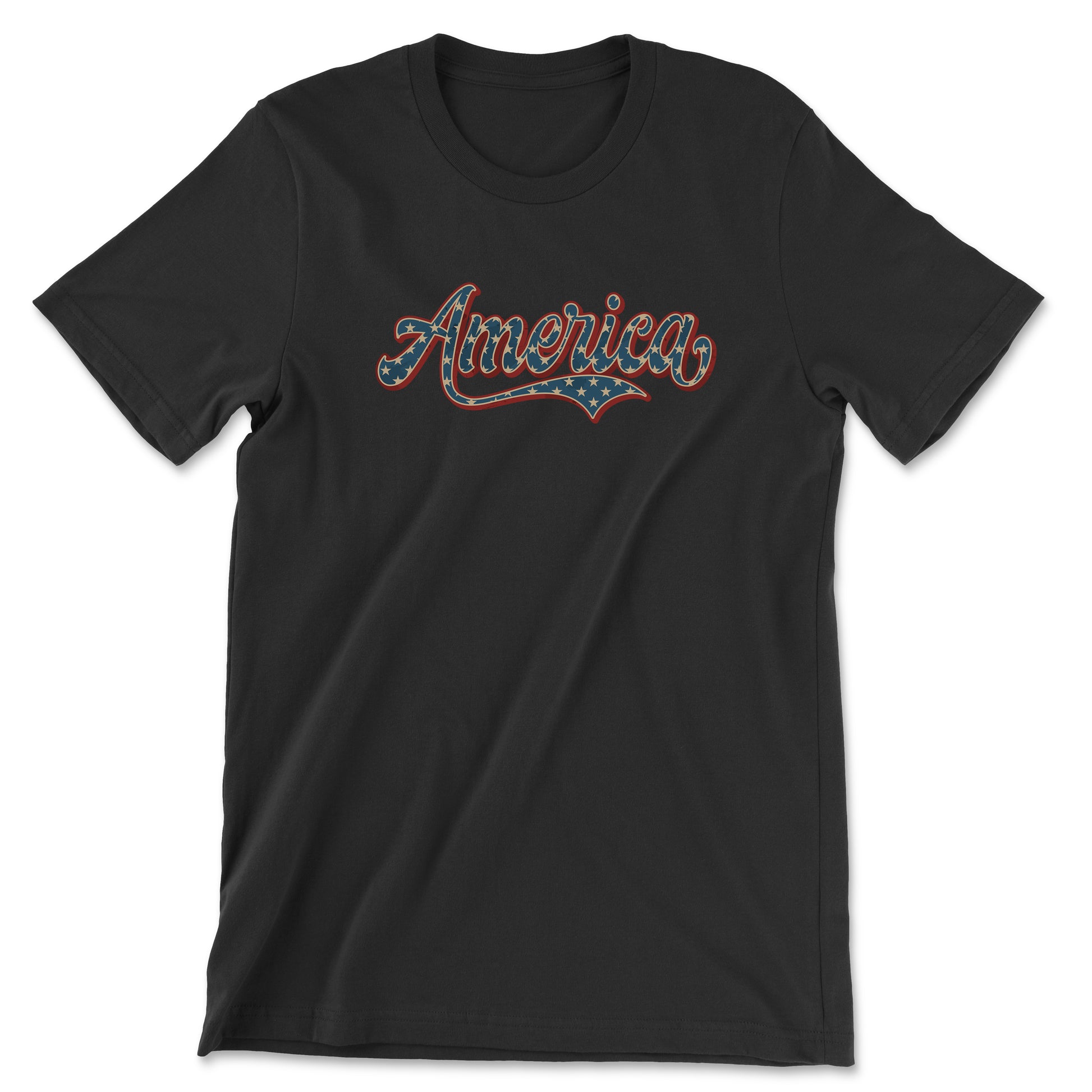 Retro style patriotic USA flag Republican shirt